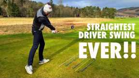 The EASIEST DRIVER SWING EVER For Straight Shots