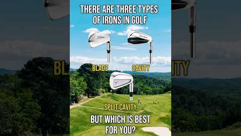 Different types of irons explained! ✅🏌️‍♂️ #golfclubs #golfirons #golf