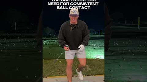 The only drill you need for better ball striking! #golftips #golflesson #golfswing #golf