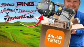 I Bought A FAKE FULL BAG OF GOLF CLUBS From Temu - CRAZY RESULTS!