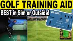 Golf Swing Training AID for Golf Simulators! (B29 Blue Brick Review & Discount Code)