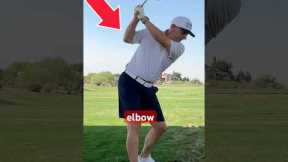 Move Your Right Elbow Like THIS In The Golf Swing!