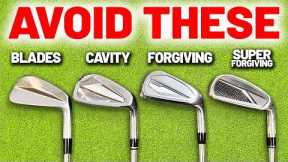 Which GOLF CLUBS should YOU use? (Blades vs Cavity Backs vs Forgiving Irons)