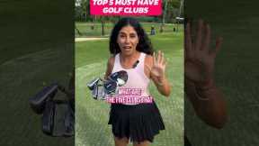 5 Golf Clubs YOU need ~ Beginner Golfer Basics