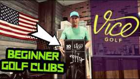 I Bought the BEST Beginner Golf Clubs… Vice Golf Blew My Mind! 😱 (Unboxing)