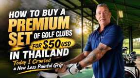 How To Buy A Premium Set Of Golf Clubs For $50usd, Today I Created A Less Painful Grip